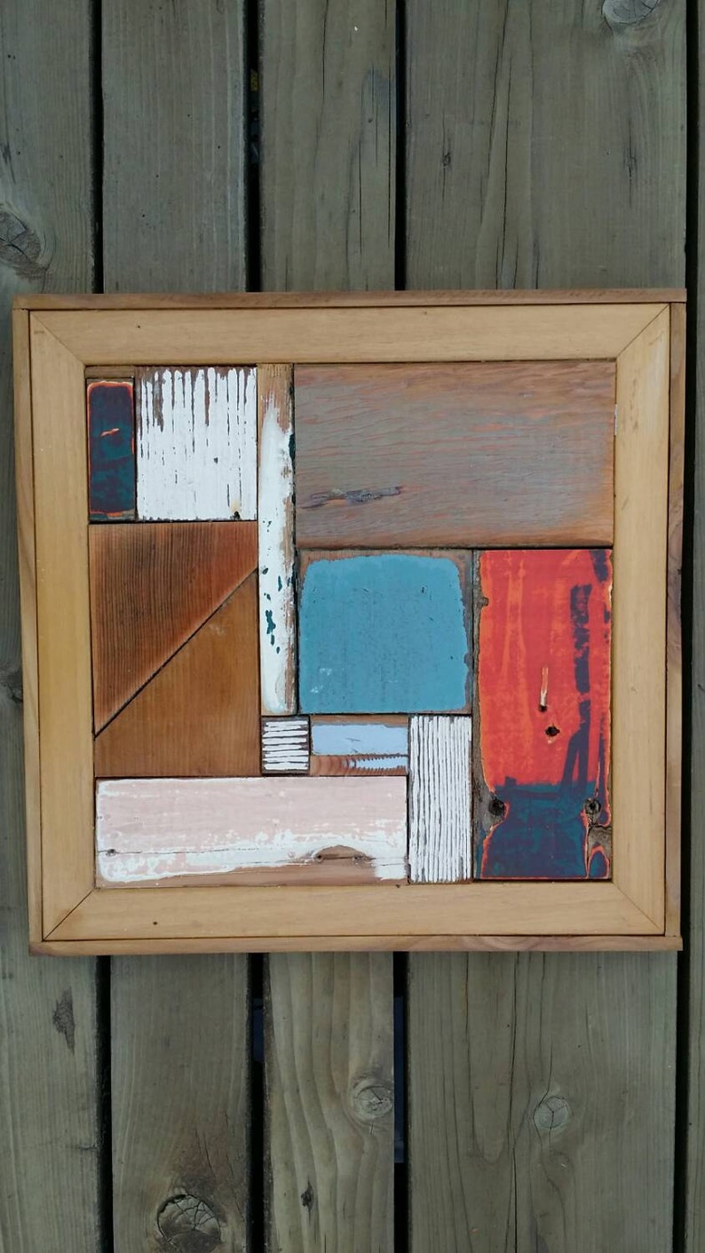 Reclaimed Antique Wood Wall Hanging Etsy