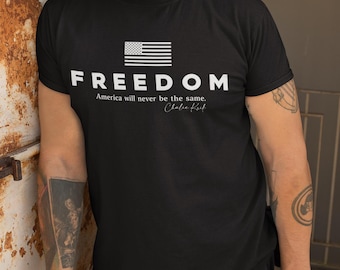 Black T-shirt - Freedom