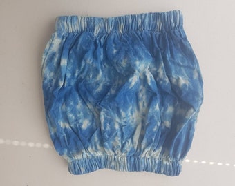 HEMP tie dye, boob tube top, shibori print. Sample in small / medium, shibori, made in Nepal.