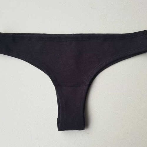 HEMP Organic Cotton Thong Low Rise Bottom Underwear in - Etsy