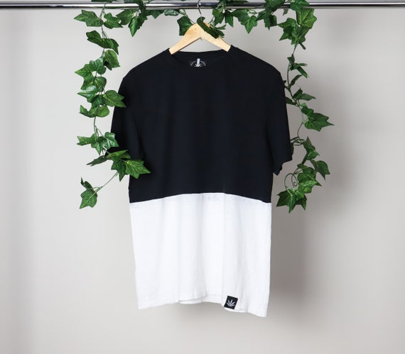 HEMP organic cotton tee, Two tone, t shirt, eco fa