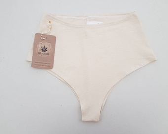 Hemp high waist underwear, hemp organic cotton, eco underwear, hemp clothing.