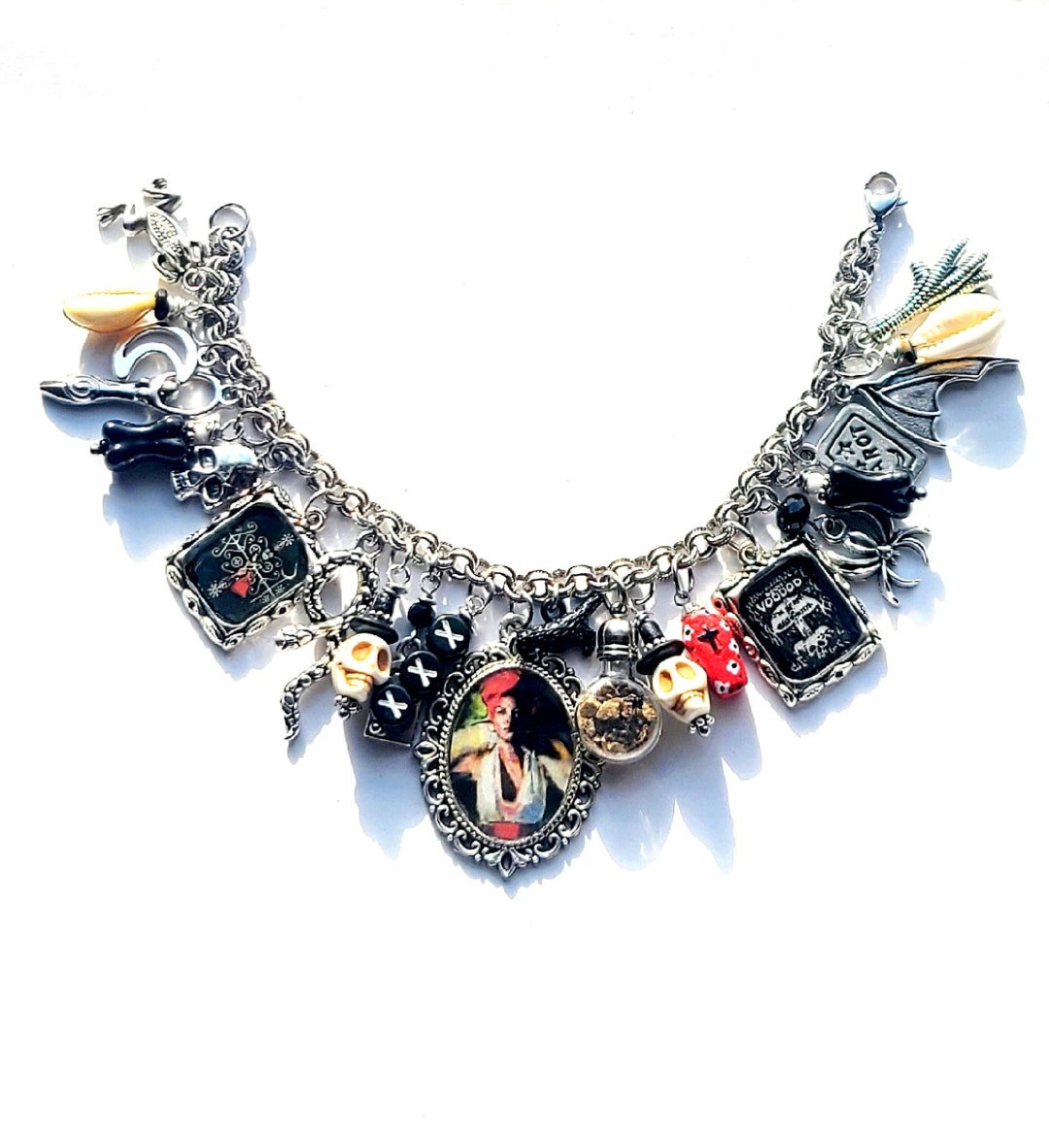 Voodoo Shaman Bracelet / Marie Laveau Bracelet / Occult Themed Bracelet