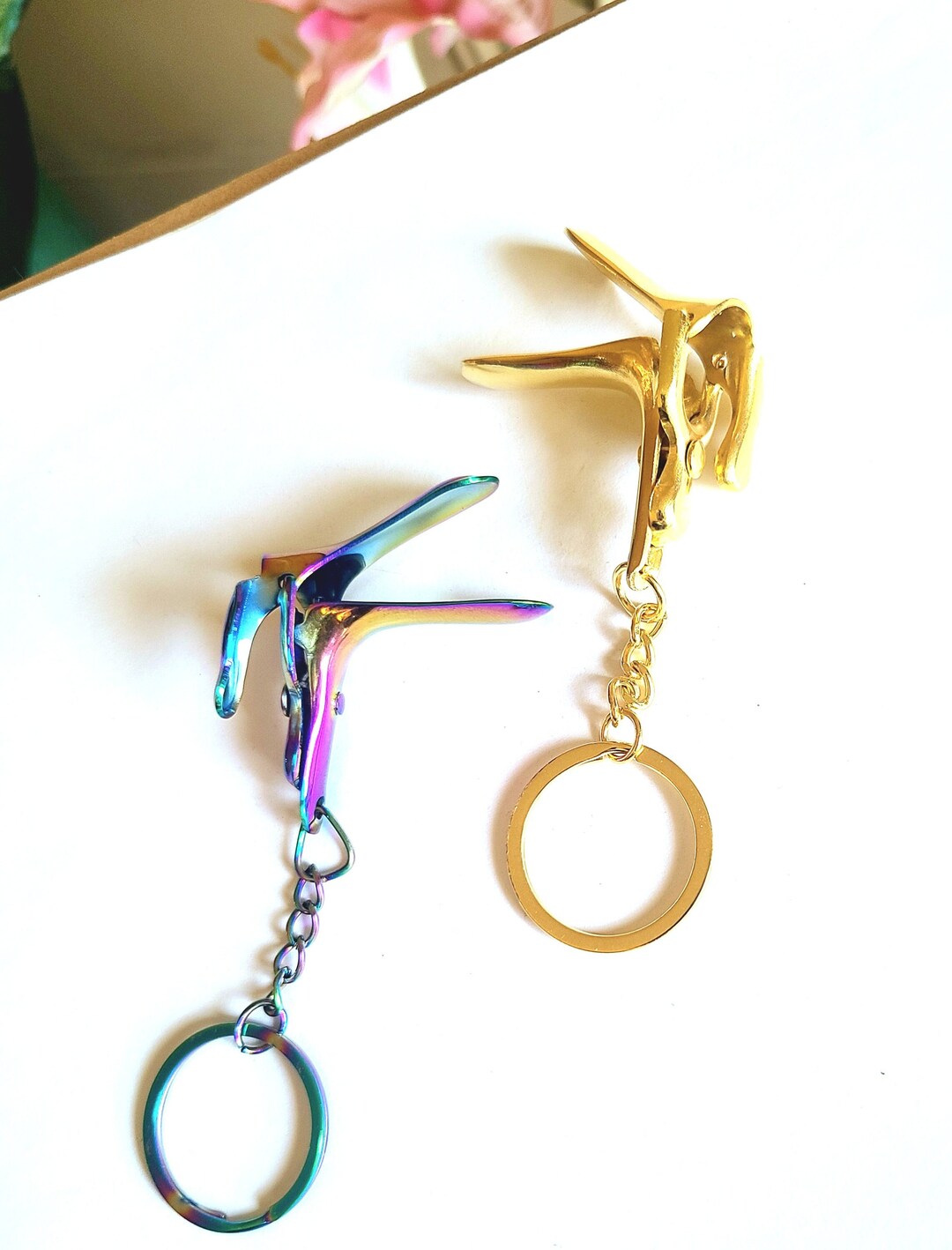 Gyn Speculum Keychain / Surgical Instrument Keychain/ Realistic