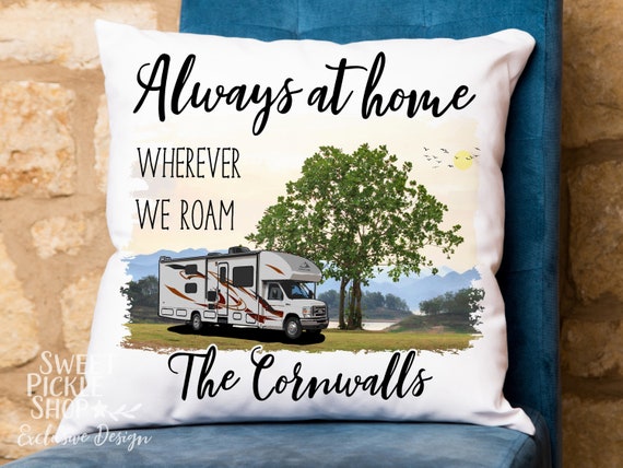 Home Furniture Diy Happy Campers Camping Caravan 18 Square