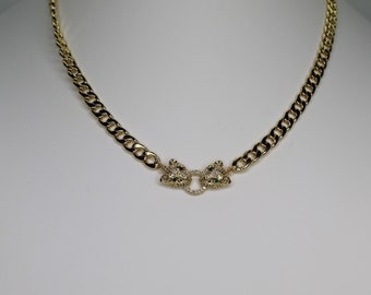 The Green-Eyed Leopards Necklace