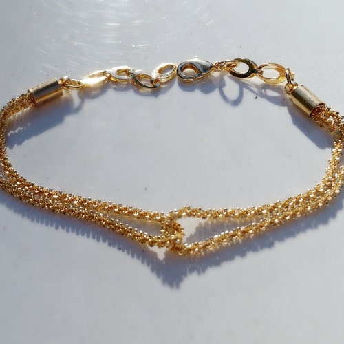 Stassi's Infinity Rope Bracelet in 18k Gold Plate or - Etsy