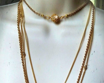 Stassi's Season 6 WWHL Gold Rope Multi Chains 18k gold fill