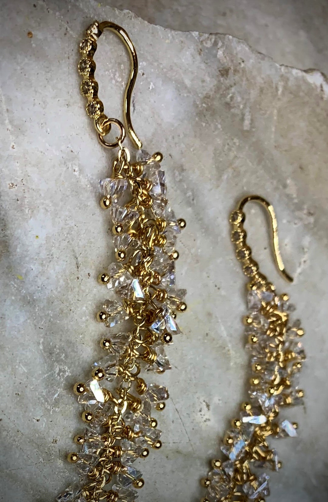 Buy Lala's Endless Earrings Season With Triangular Crystals of