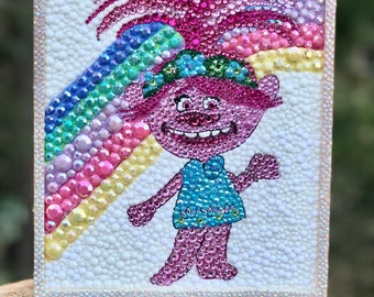 Ocean "Trolls" 3rd birthday Crystal Poppy Picture