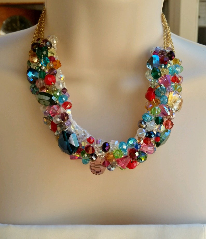 Nastassia's Bejeweled Necklace - Etsy