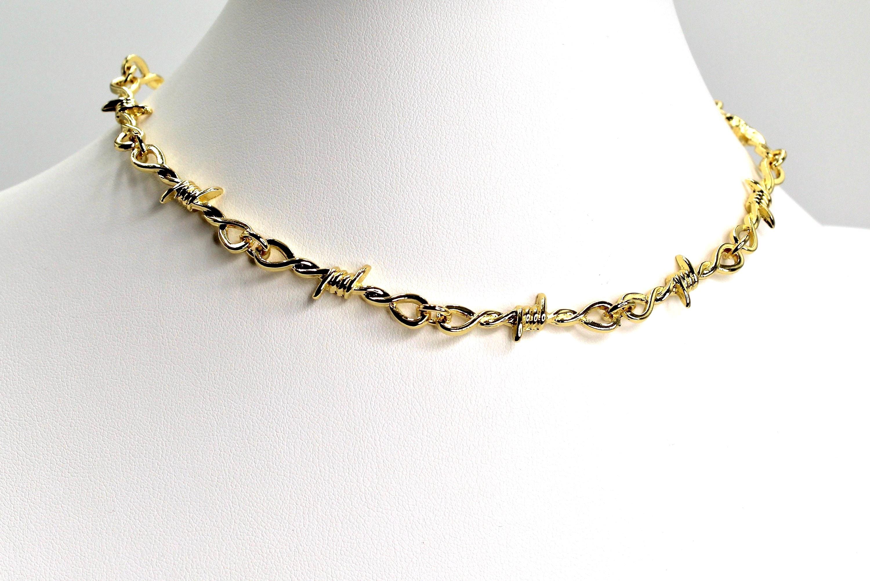 Barb Wire Necklace UK
