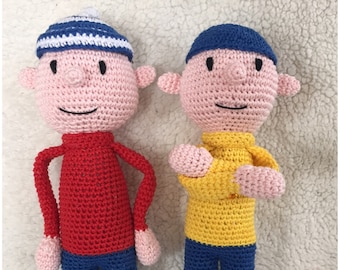 Haakpatroon Buurman en Buurman amigurumi pdf  Nederland en Engels