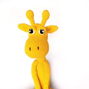 Giraffe amigurumi PDF crochet pattern in Dutch, Deutsch (German) or English-US terms