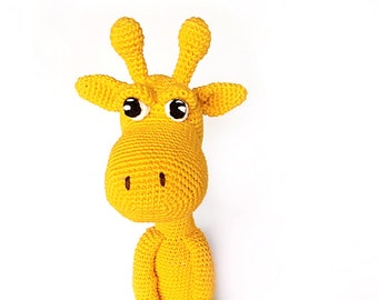 Giraf amigurumi PDF haakpatroon duidelijk beschreven in Nederlands Duits en Engels -us terms