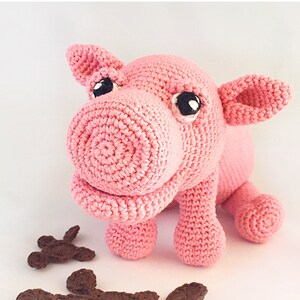 Pig amigurumi PDF crochet pattern amigurumi pdf tutorail in Dutch, Deutsch and English US-terms