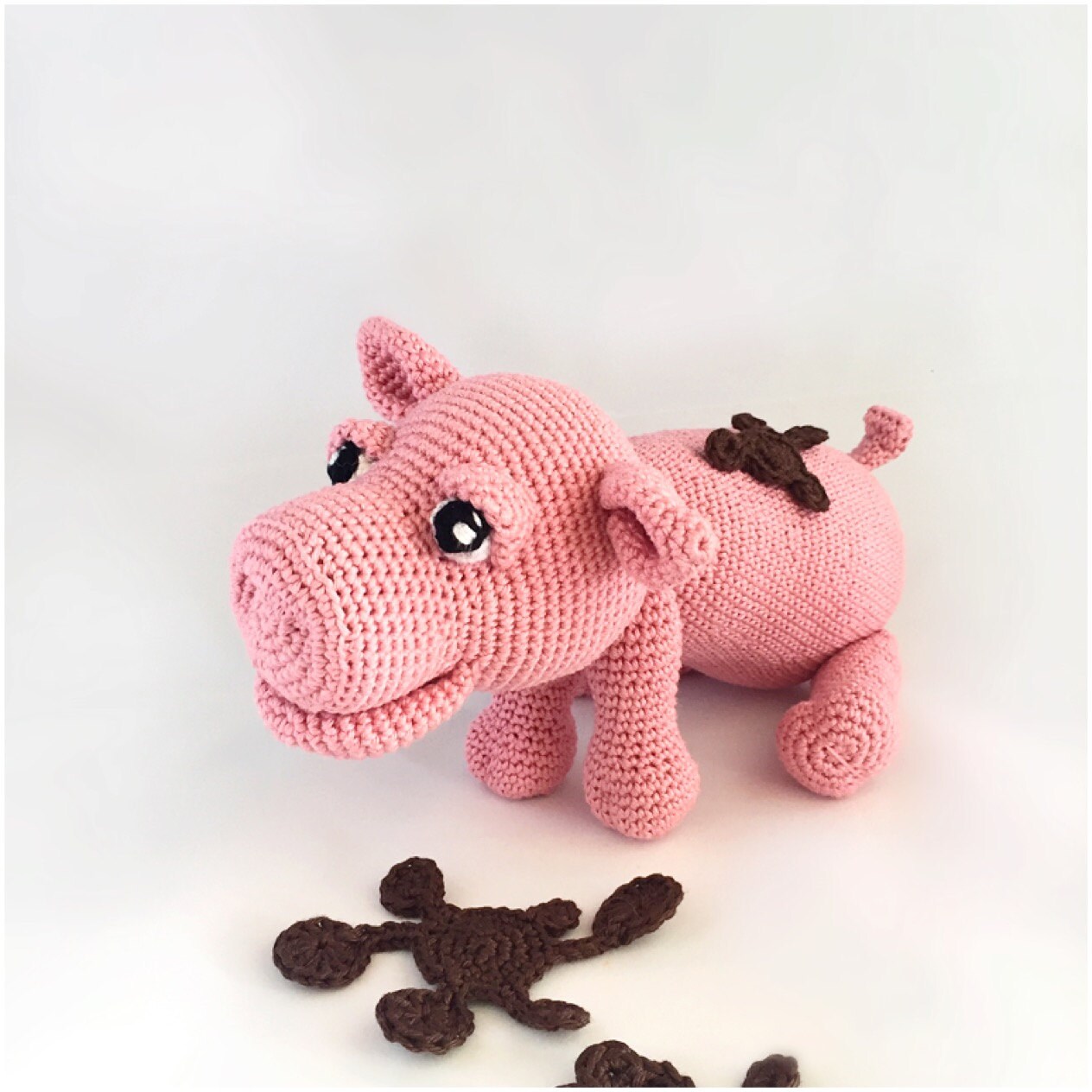 Pig amigurumi PDF crochet pattern amigurumi pdf tutorail in Dutch Amigurumi pig free crochet pattern with images