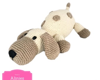 Haakpatroon amigurumi hond met stippen PDF in het Nederlands, Duits en Engels