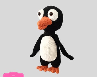 Hakelanleitung amigurumi Pinguin