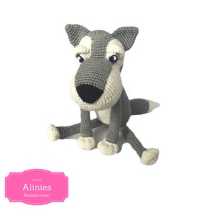 Häkelanleitung amigurumi wolf pdf tutorial, beschriebe in Deutsch, English und Hollandisch