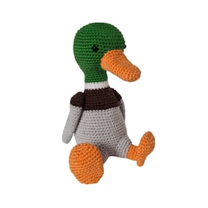 Duck crochet pattern tutorail amigurumi crocheted pattern pdf bestand in Dutch, Deutsch and Englisch US terms