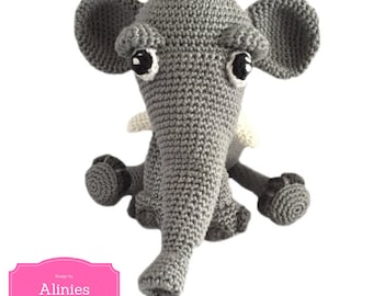 Amigurmi pattern Elephant crochet pdf tutorail in Dutch, Deutsch and English US-terms crochet pattern