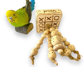 BIRD TOY FOOT Toy: Square Jellyfish