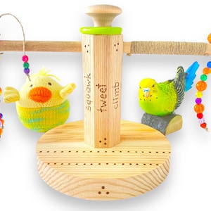 BIRD TOY: Small Play T-STAND