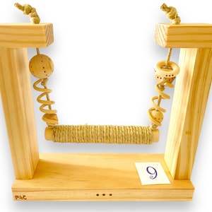 BIRD TOY: &quot;Swing-Along&quot; Portable Desktop SWING