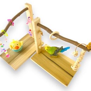 BIRD TOY: Poplar & Maple Perch STAND