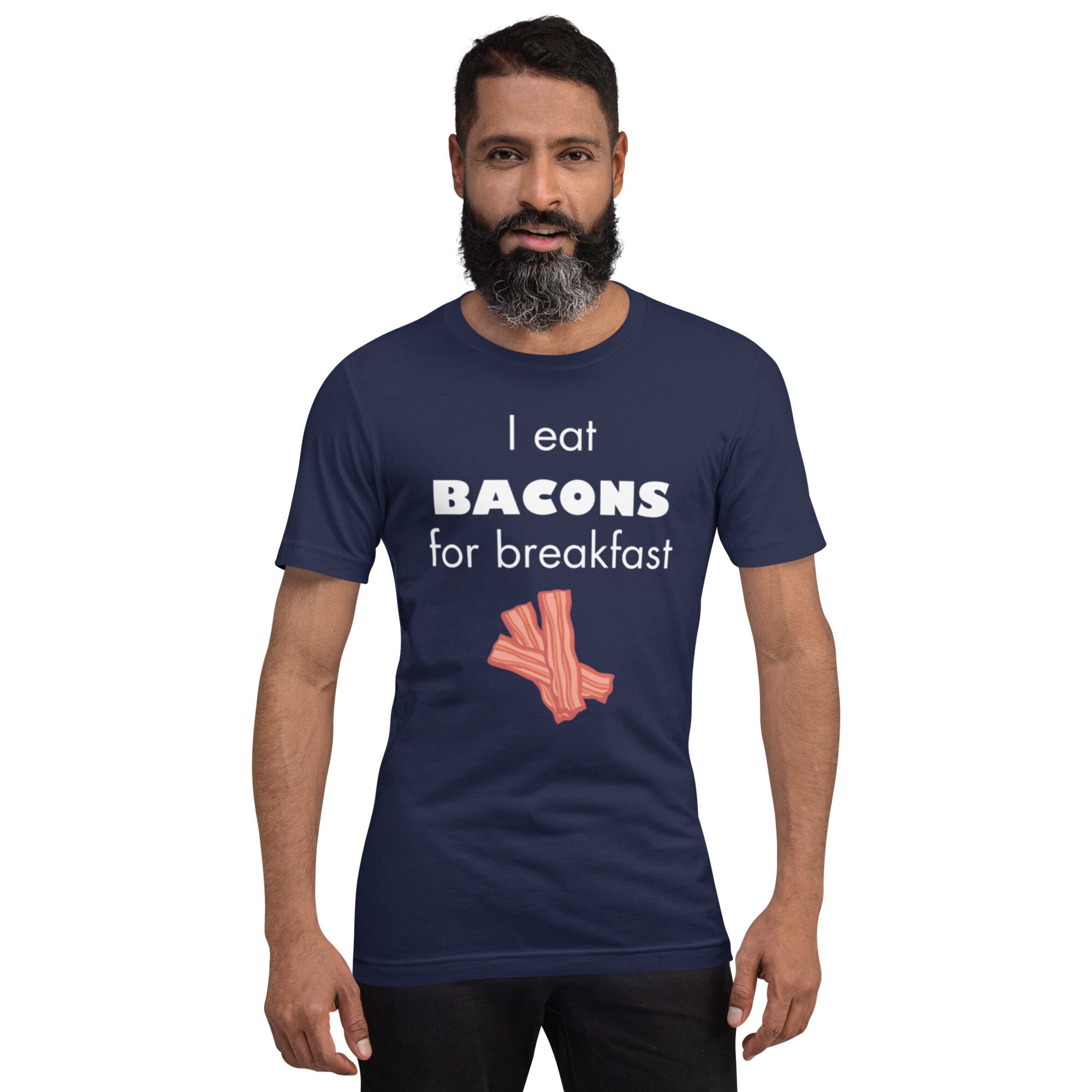  Funny bacon hair don't really care design for girl gamers  T-Shirt : Clothing, Shoes & Jewelry