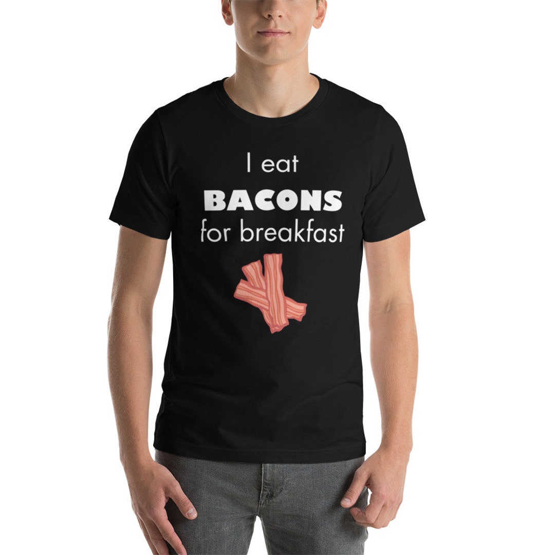  Funny bacon hair don't really care design for girl gamers  T-Shirt : Clothing, Shoes & Jewelry