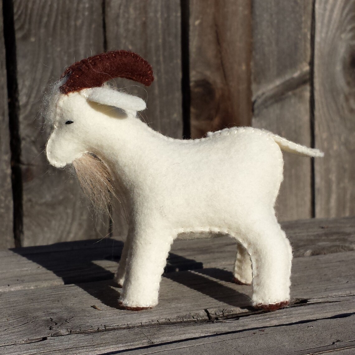 Felt Goat Felt Billy Goat Billy Goat Etsy