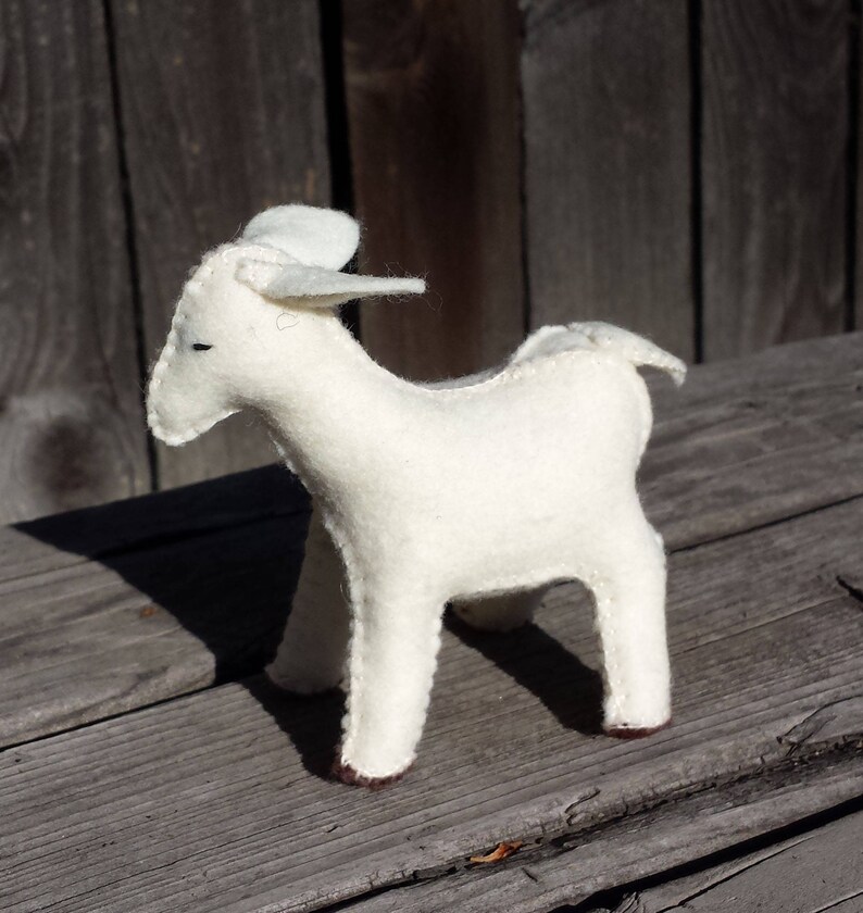 Felt Goat Felt Billy Goat Billy Goat Etsy