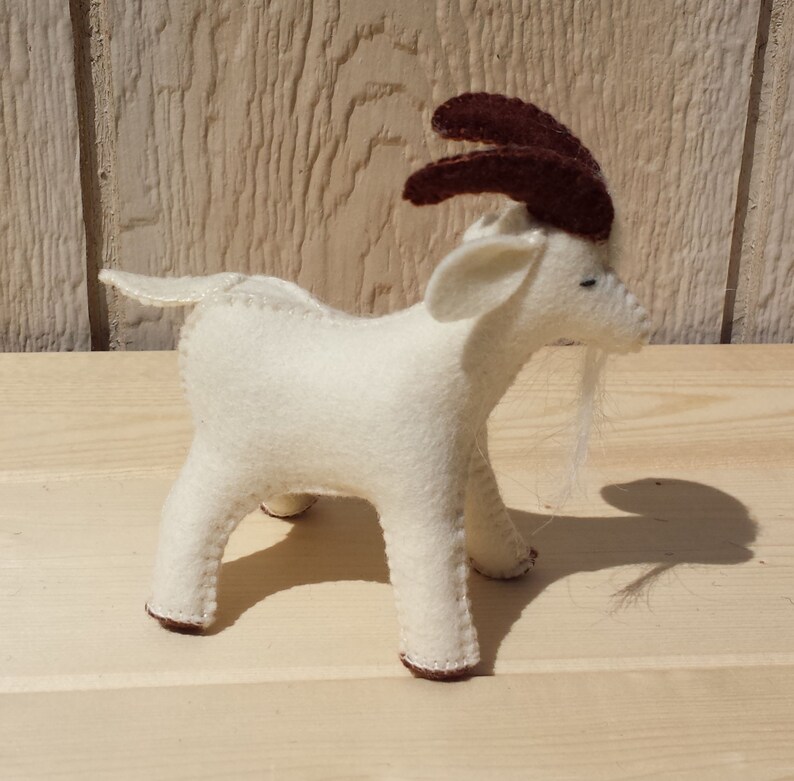 Felt Goat Felt Billy Goat Billy Goat Etsy