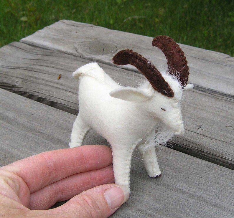 Felt Goat Felt Billy Goat Billy Goat Etsy