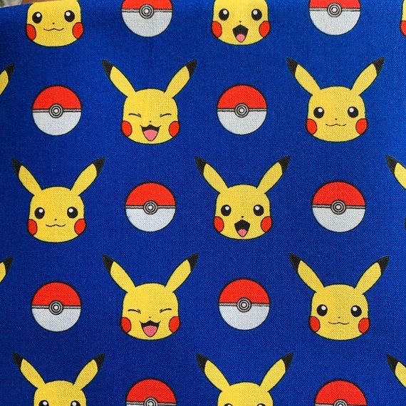 Royal Blue Pikachu Face Mask Etsy Royal Blue Pikachu Face Mask Etsy