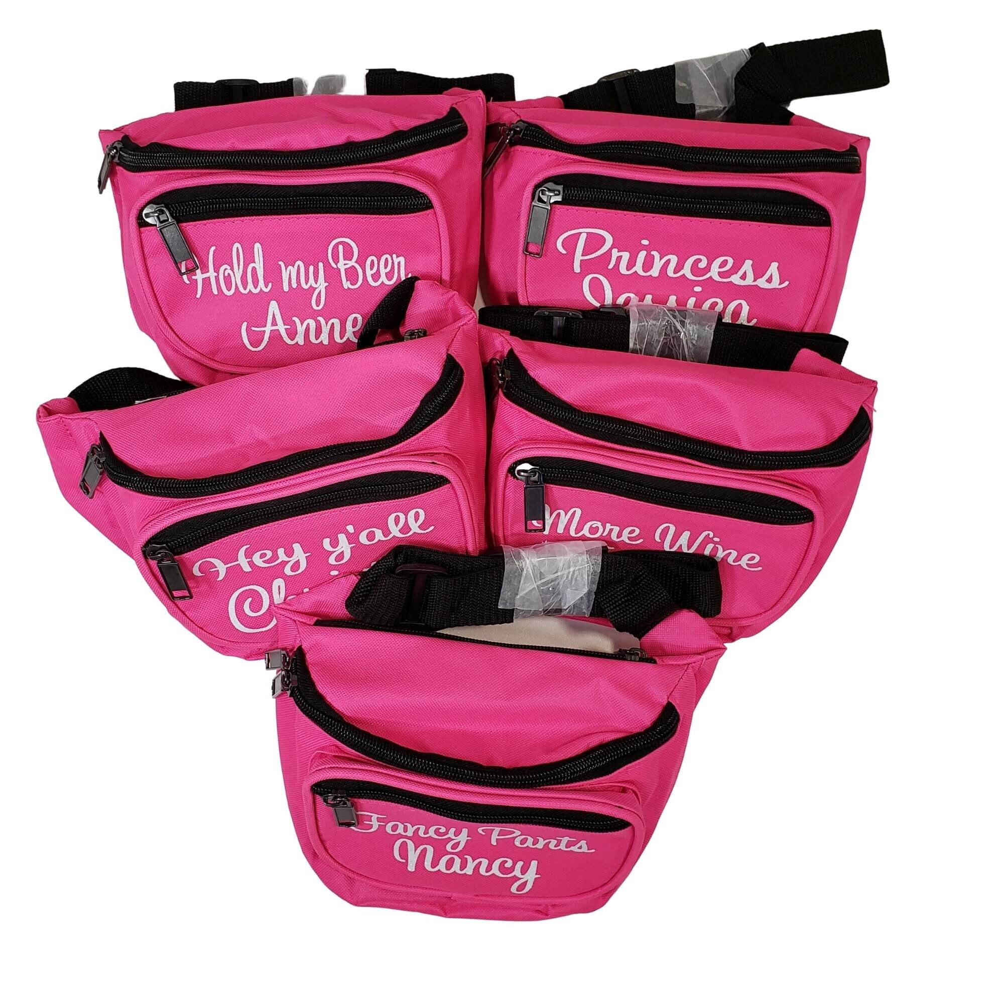 Trapstar London Neon Pink Fanny/across body Pack, with trapstar logo on