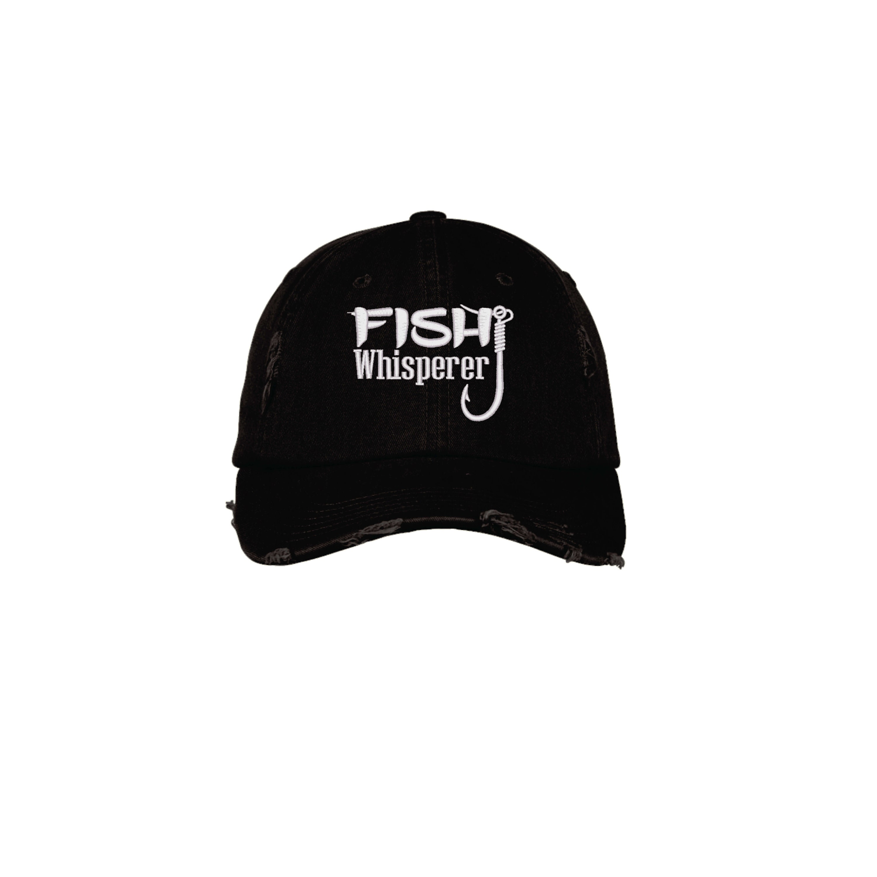 Fish Whisperer Embroidered Distressed 