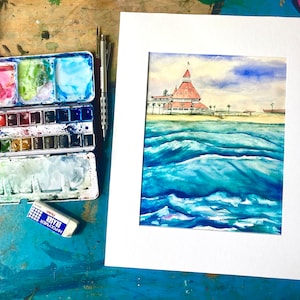 Hotel Del and Sea