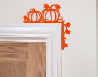 Autumn Door Corner, Halloween Pumpkin Door Corner Sign, Autumn Decor, Fall Decor, Fall home decor, Seasonal Decor, Pumpkin decor