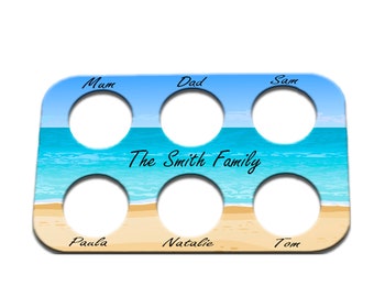 Personalised drinks holder/All inclusive drinks holder/Holiday drinks holder/Cup holder/Personalised drinks tray/Beer holder/Drinks caddy