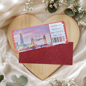 Regalo de San Valentín para ella/Regalo de San Valentín para él/Vale de San Valentín/Boleto de fin de semana/Boleto de San Valentín/Vale de regalo de San Valentín
