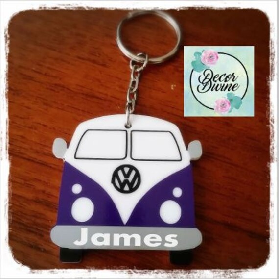 Personalised Campervan Keyring/VW 