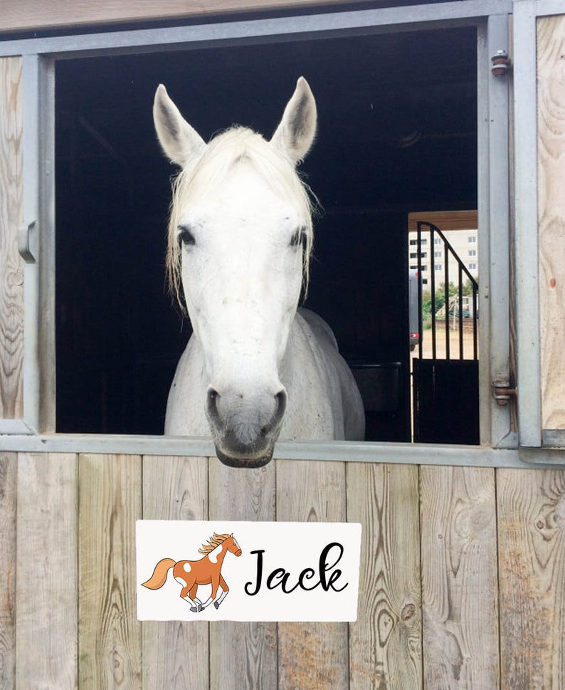 Horse stable name plaque/Stable name plate//Horse Stable/Horse Etsy