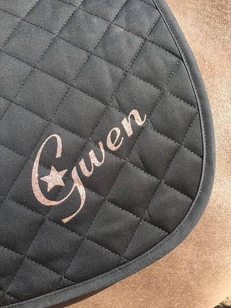 Personalised Saddle Pad/Personalised Saddle Cloth/Personalised Etsy