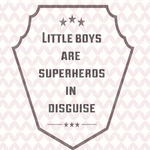 Les petits garçons sont des super-héros - fichier svg pour Cricut | Silhouette | laser