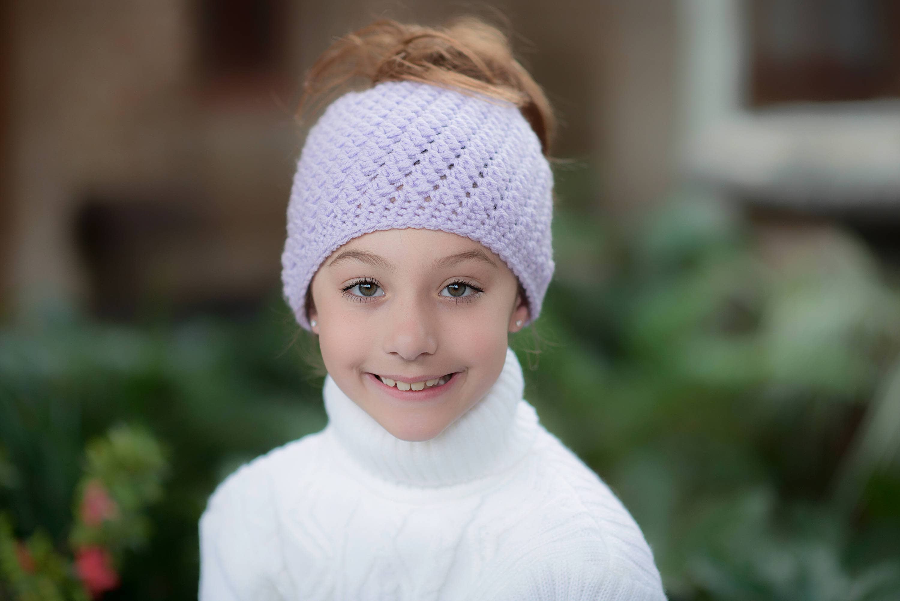 Jeep Paw Print‎ Pony Tail Messy Bun Beanie - Mauve J**P Paw Print Hat | Distressed Baseball Cap OR Ponytail Hat  main image 3