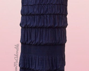 Made to order.  The "Baylee" Skirt (Long Bubble Ruffled Maxi Skirt) various solid colors available