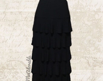 Made to order.  The "Lainey" Ruffle Skirt several solid colors